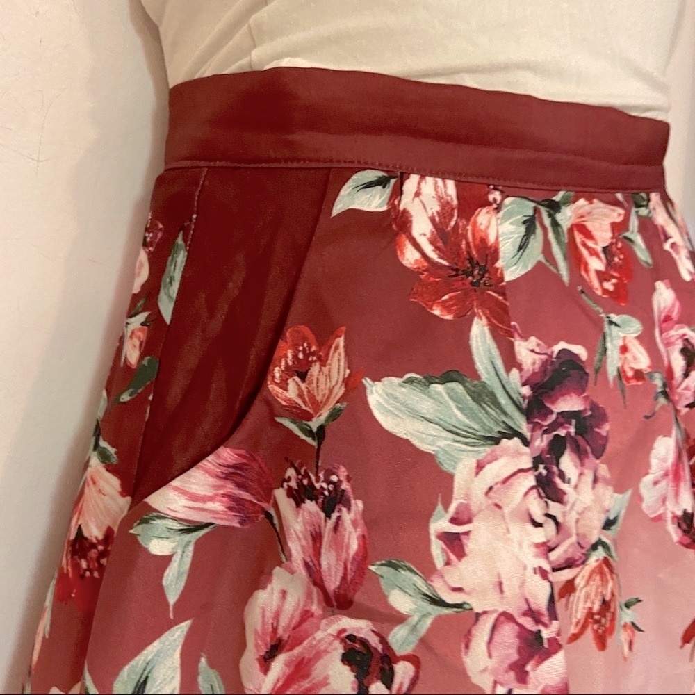 Trixxi Pocket Tulle Skirt Pleated Fit & Flare Cocktail Party Prom Homecoming - Picture 9 of 16